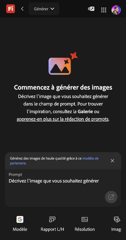 Adobe Firefly screenshot
