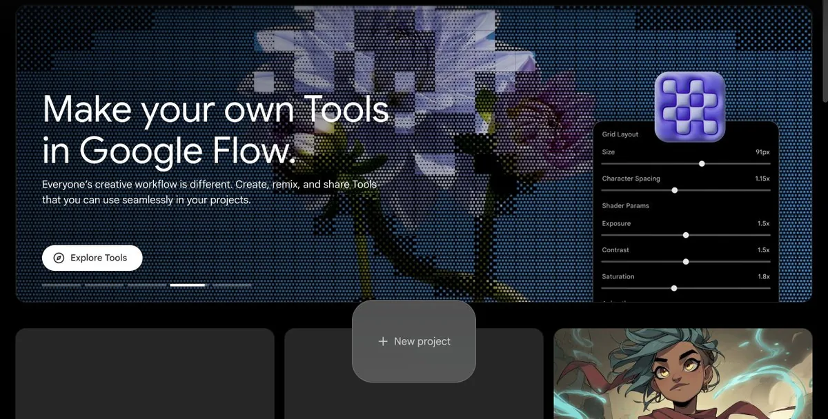 Google Flow screenshot