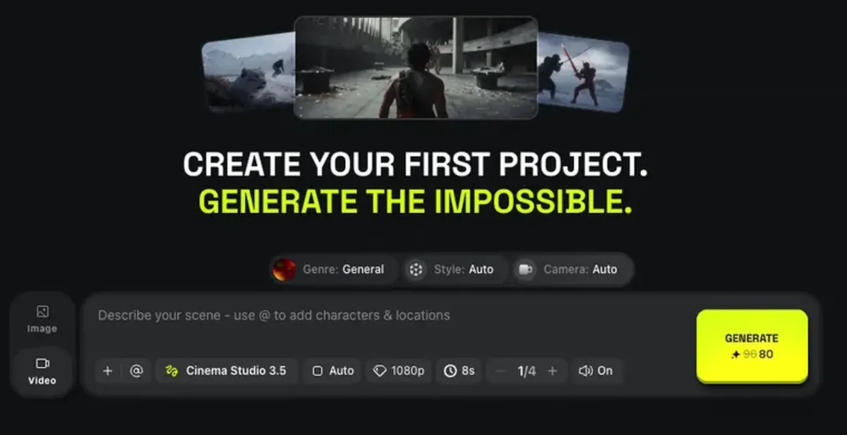 Higgsfield screenshot